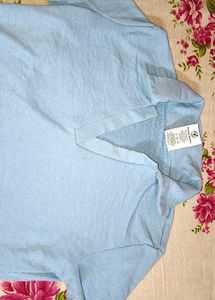 Light Blue Polo Dress