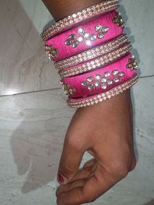 Bright look in Bangles 👌