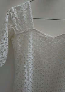White Cotton Kurta