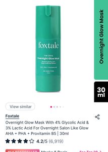 Foxtale Overnight Glow Mask