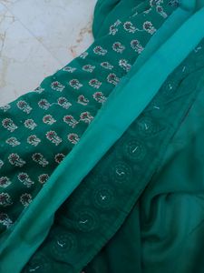 Multiple Colours Border Green Sadi 💚