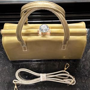 Gold Handbag