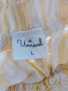 Yellow White Palazzo Pants