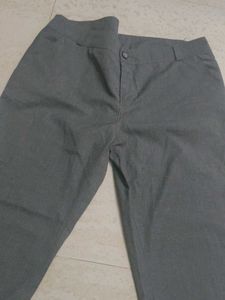 Women Formal Grey New Trouser