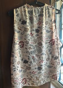 Floral sleeveless