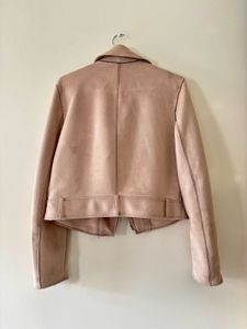 Zara Suede Moto Jacket