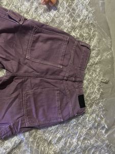 Purple Cargo Pants