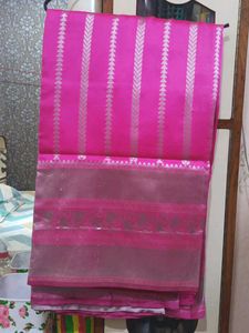 Hot Pink Saree