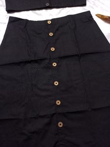 Black Cotton Co-ord set