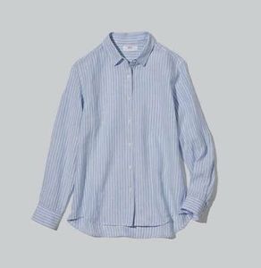 UNIQLO Striped Linen Shirt 👔