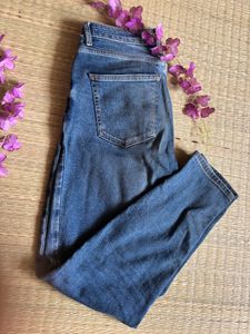 Dark Wash high Rise Denim Jeans