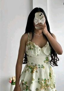 Floral Ruffle Mini Dress