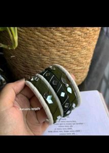 Mirror Work Bangles ❤️