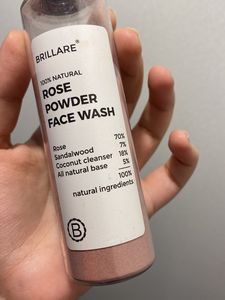 Natural Rose Powder Face wash