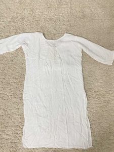 White Embroidered Kurta