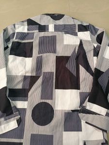 Geometric Pattern Shirt, M Size