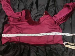 Unused wedding winter Velvet longEthnic Gown