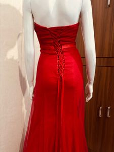 Elegant Red Ethnic Gown