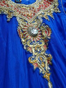 Anarkali Suit Style Blue Dream