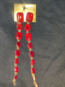 Red Fashion Earrings