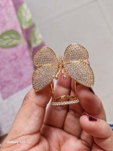 Gold plated Moving Butterfly 🦋  Ring