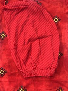 Red Printed Kurta