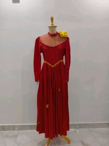 Elegant Red Ethnic Gown