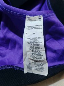 Nike Purple Sports Bra Size M
