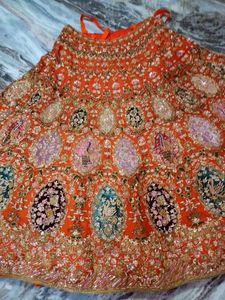 dabka Embroidered Lehenga Choli