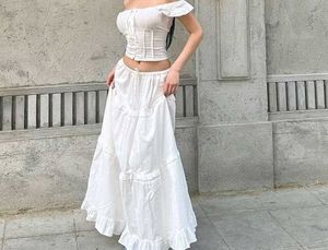 White Ethnic Skirts For Women