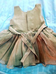 Olive Green Flower Girl Dress