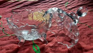 Glass Bowl with lid