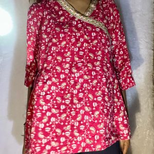 Red Short Kurti❤️