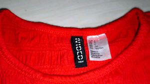 Red  Onepiece Dress H&amp;M