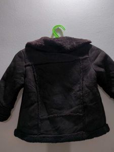 Brown Fur Lined Jacket 3/4 years
