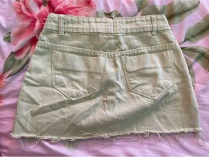 Lime Green Short Skirt