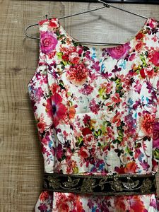 Floral Long Gown/ Dress