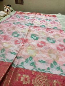 Red Floral Saree