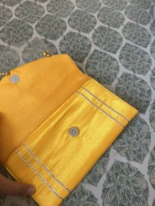 Elegant Yellow Clutch