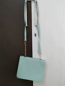Stylish Turquoise Blue Handbag