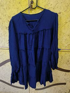 Beautiful Oversized Navy Blue Dress