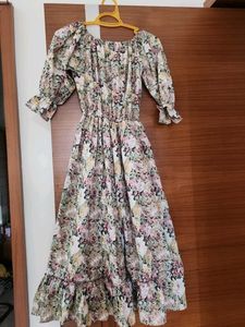 Floral Print Midi Dress