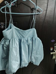 Korean Ballon Tie Top
