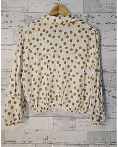 Zara Polka Dot Women&#39;s Crop Top
