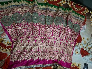 Dupatta with lehenga and blouse piece
