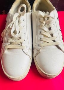 Aldo White Used Shoes