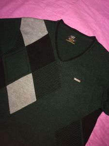Duke Vintage Argyle Print Sweater