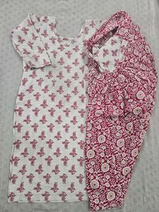 Floral Print Kurta