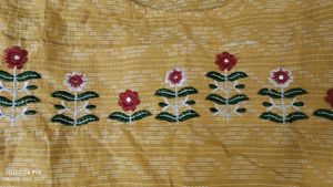 Yellow Embroidered Dress