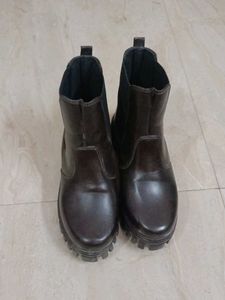 Brown Leather Boots